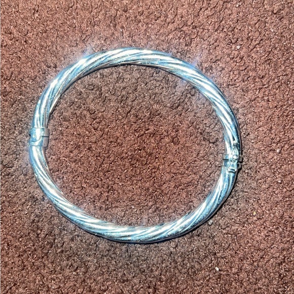 14 kt white gold bangle - Picture 2 of 2